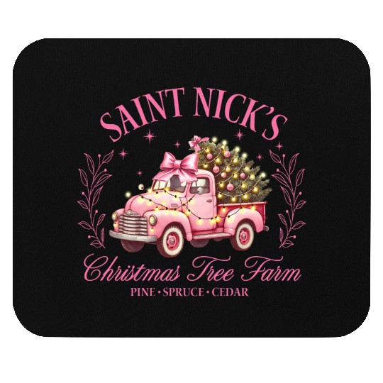 Saint Nick s Christmas Tree Farm Mouse Pads