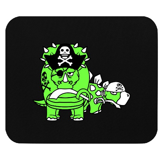 Triceratops Stegosaurus 2 Dinosaur Pirates Dinos Mouse Pads
