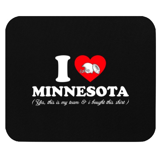 Groovy I Love Minnesota Mouse Pads