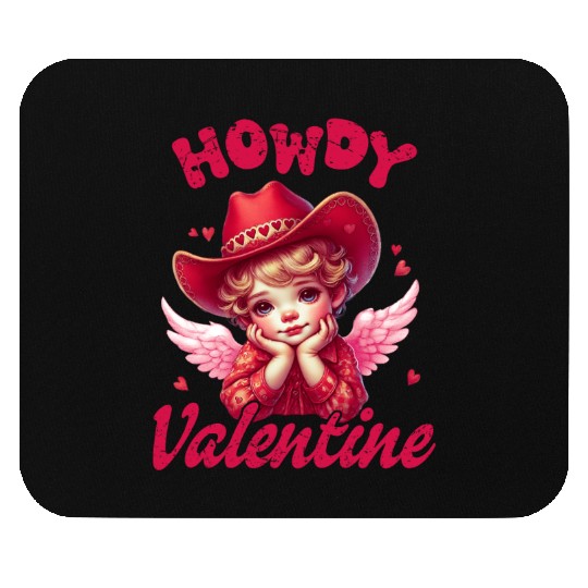 Howdy Valentine, Valentines Day Mouse Pads