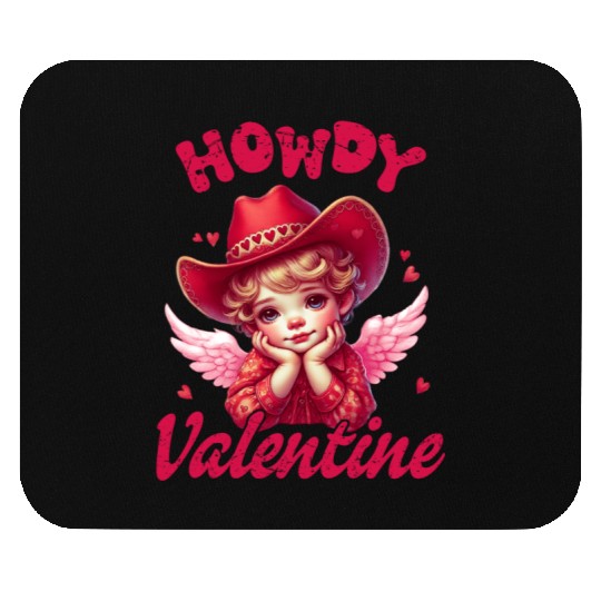 Howdy Valentine, Valentines Day Mouse Pads