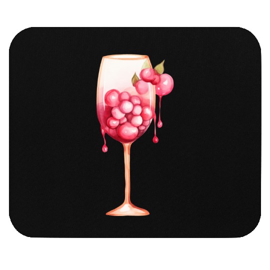 Wine Cup Mouse Pads