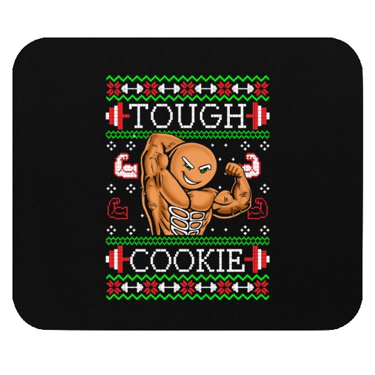 Gingerbread Man Funny Christmas Workout Gym Ugly Mouse Pads