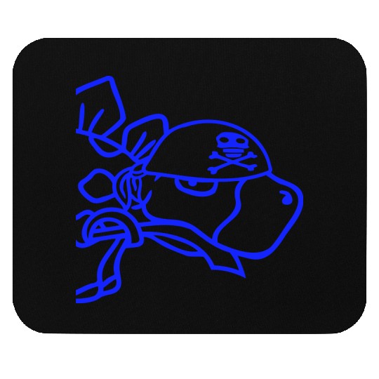 Dinosaur Pirate Stegosaurus Funny Dino Sabre Mouth Mouse Pads