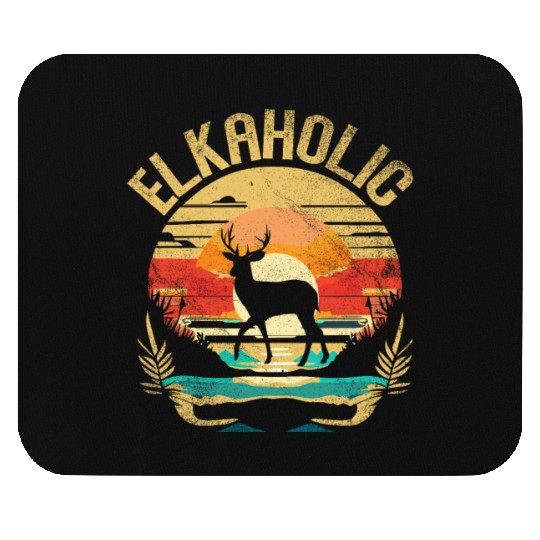 Elk Hunting Elkaholic Hunters Mouse Pads