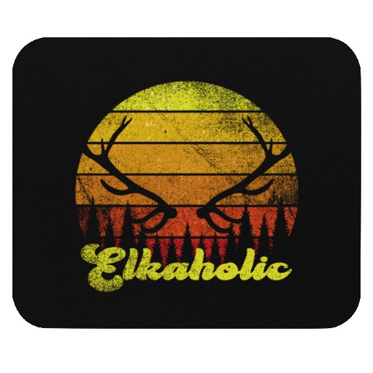 Elk Hunting Elkaholic Hunters Mouse Pads