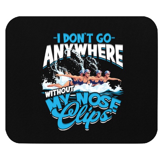 Synchron Swimming Synchro Swimmer Mouse Pads