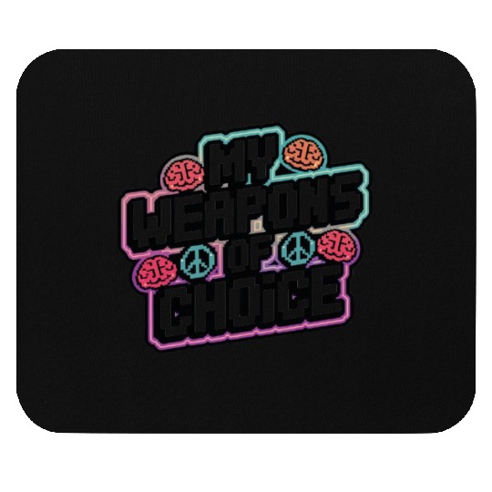 My Weapons of Choice KickBump ‎Youth Adult Funny Mouse Pads