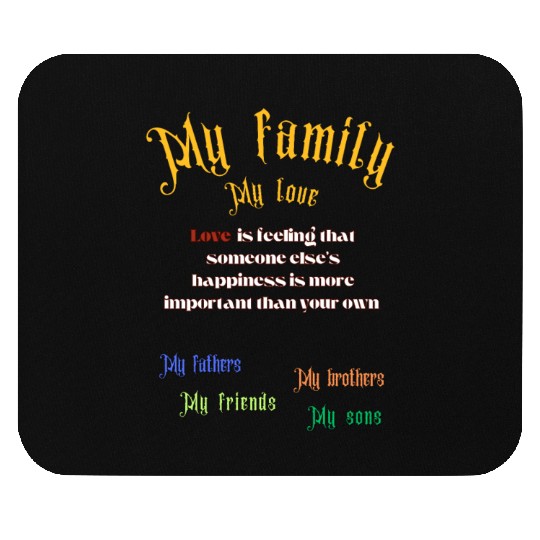 My family Mouse Pads