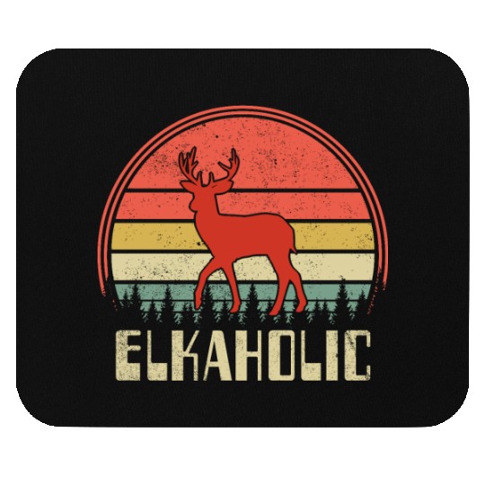 Elk Hunting Elkaholic Hunters Mouse Pads
