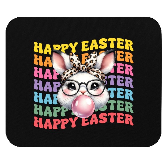 Happy Easter Bunny, Easter Day Mouse Pads