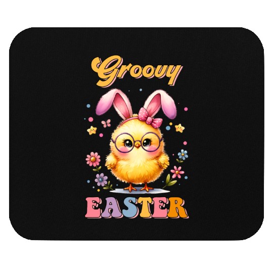 Happy Easter Day, Cute Easter Mouse Pads
