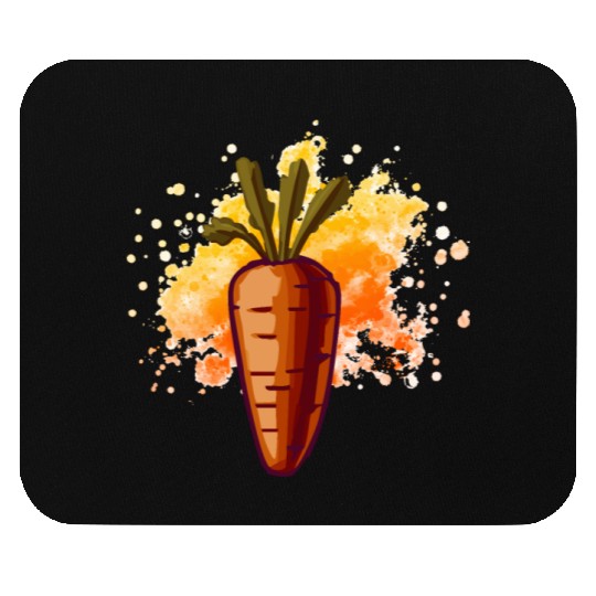 Vegetarian Veganer Carrot Mouse Pads