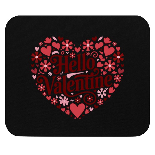 Hello Valentine Sublimation Mouse Pads