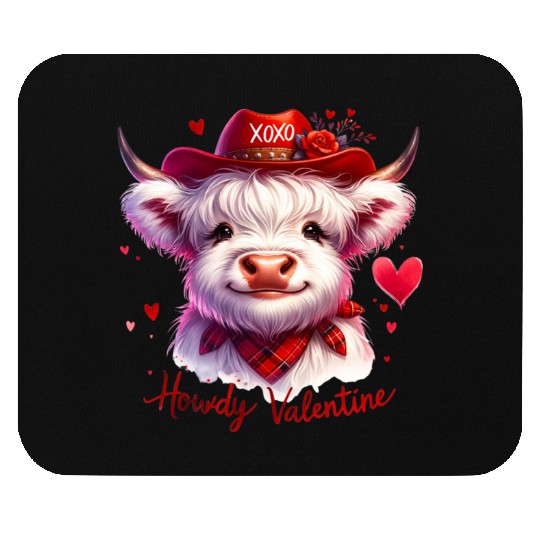 Howdy Valentine, Valentines Day Mouse Pads