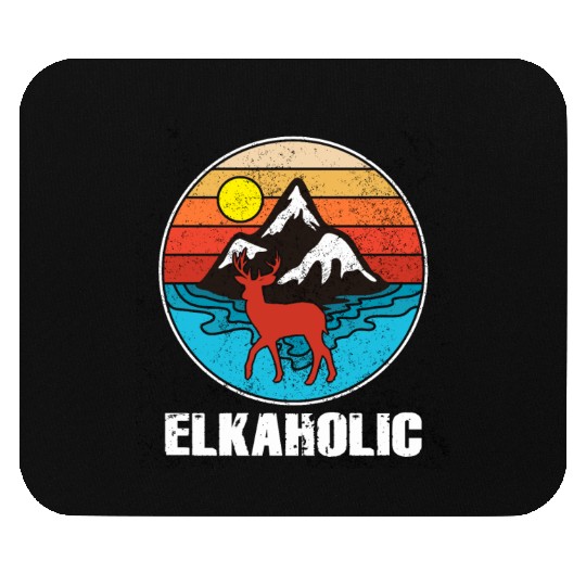 Elk Hunting Elkaholic Hunters Mouse Pads