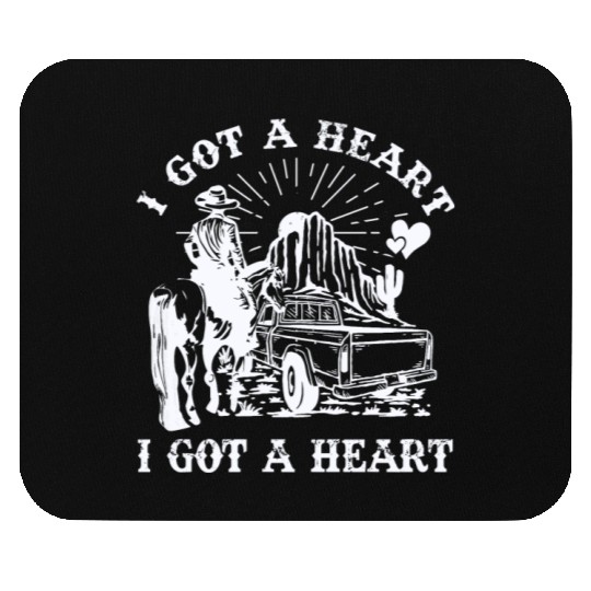 I Got A Heart Like A Truck Mouse Pads