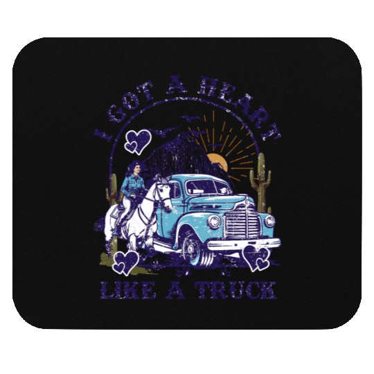 I Got A Heart Like A Truck Mouse Pads