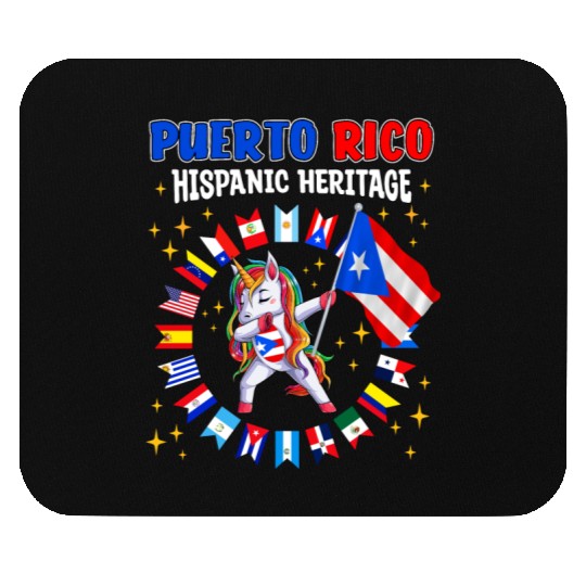 Hispanic Heritage Month Puerto Rico Kids Mouse Pads