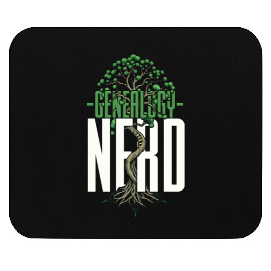 Genealogy Nerd Genealogist Ancestry Mouse Pads