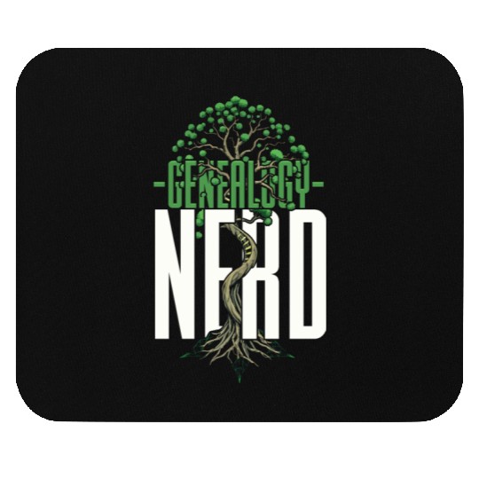 Genealogy Nerd Genealogist Ancestry Mouse Pads