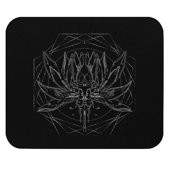 Sound Lotus White Mouse Pads