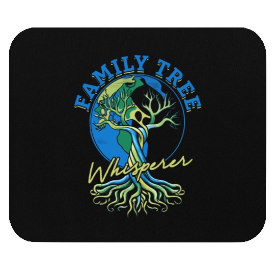 Genealogy Genealogist Family Tree Whisperer Mouse Pads