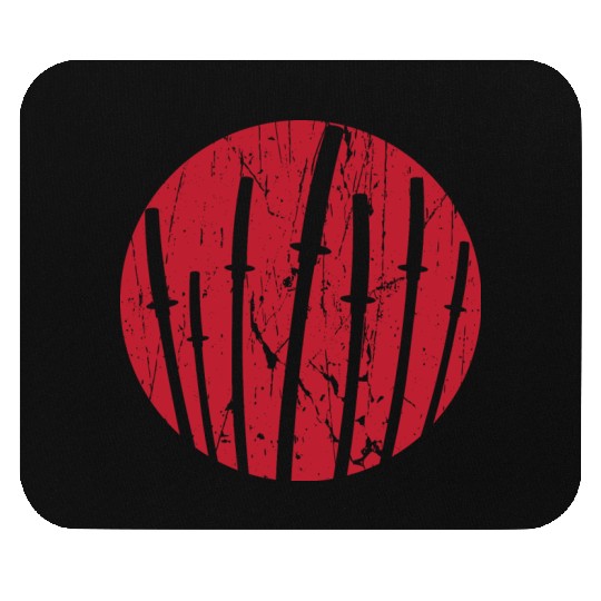 Japan Vintage Samurai Sun Mouse Pads