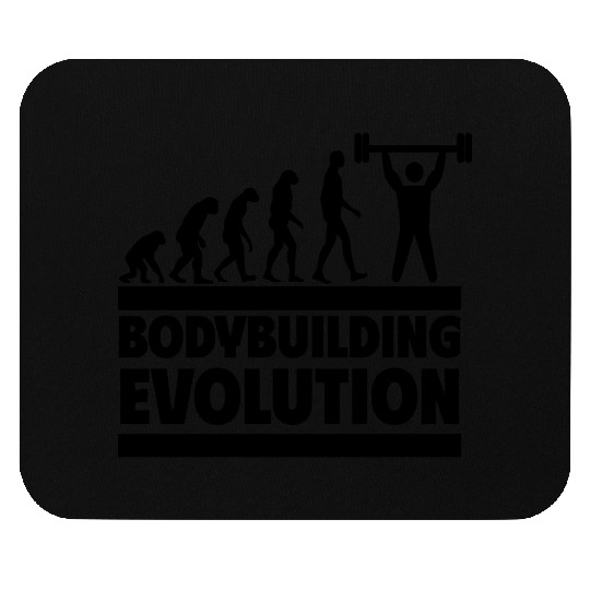 Bodybuilding Evolution - Perfect for Fitness Fans Mouse Pads