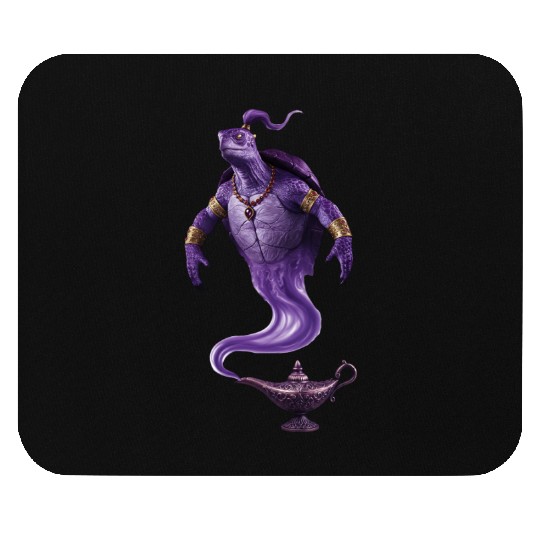 Mystic Turtle Genie - Wishes and Wisdom Mouse Pads