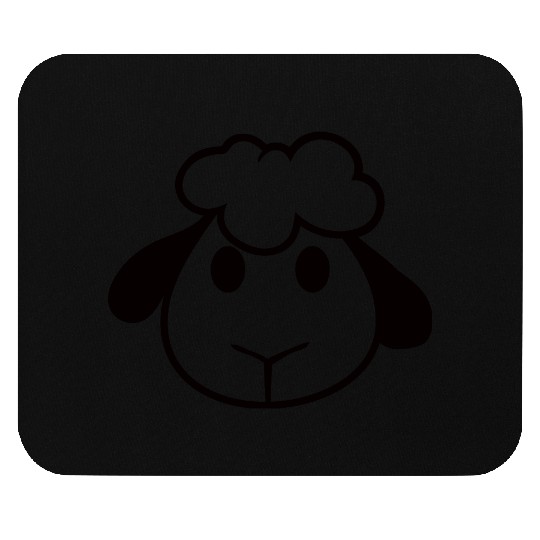 Sheep Face Head Cute Sweet Lamb Cool Comic Baby Mouse Pads