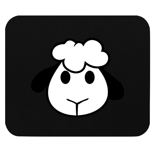 Sheep Face Head Cute Small Baby Lamb Sweet Comic Mouse Pads