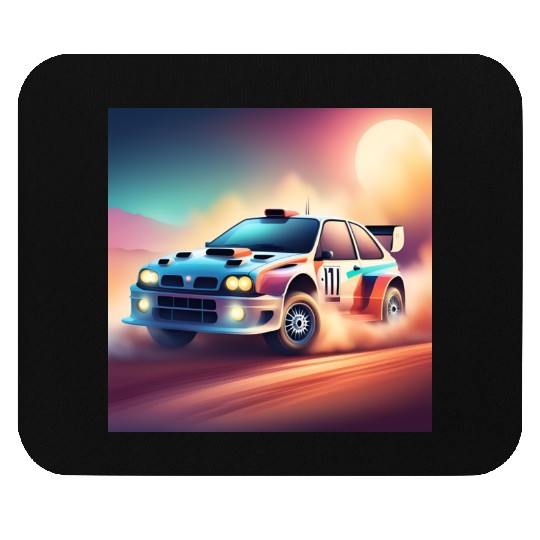 Vintage Rally Car Mouse Pads