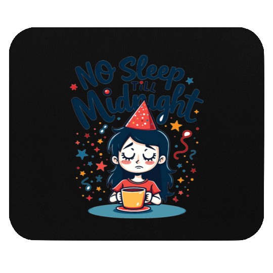 No Sleep Till Midnight Mouse Pads
