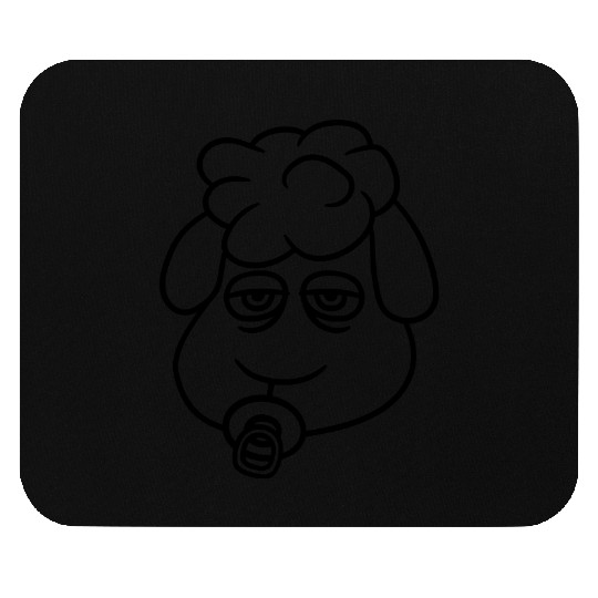 Sheep Baby Toddler Face Pacifier Child Head Lamb Mouse Pads