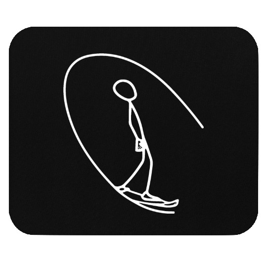 Surfer surfing the wave Mouse Pads