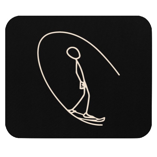 Surfer surfing the wave Mouse Pads