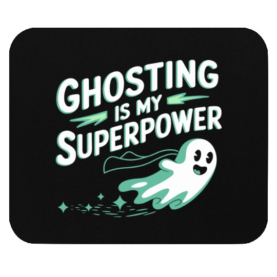 Paranormal Comedy Funny Ghost Humor Lighthearted Mouse Pads