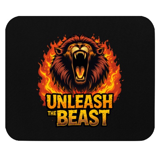 Unleash the Beast Mouse Pads