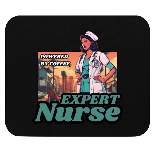 Powered by coffee, expert Nurse Mouse Pads
