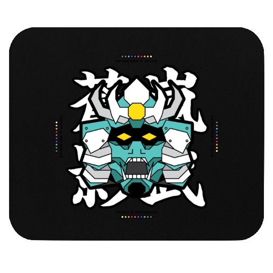 SEKMOLAI - Samurai Teal Mouse Pads