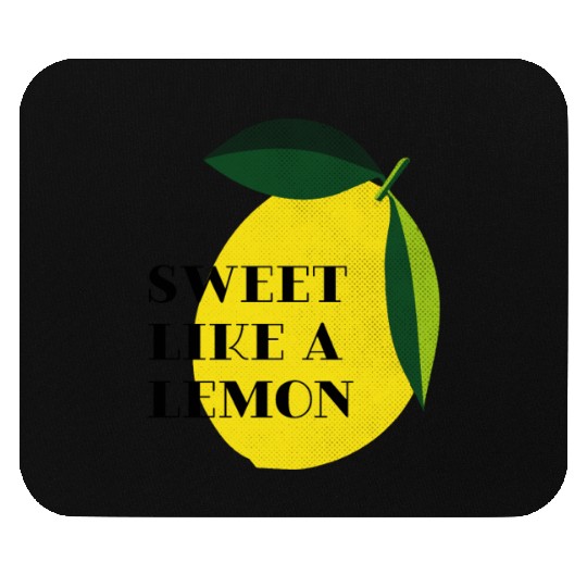 Sweet like a lemon Fruit Citrus Yellow Summer Mouse Pads