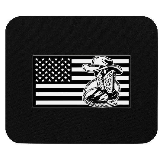 American Cowboy Flag LIKE US ON FB # Mouse Pads