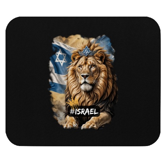 lion of judah - israel Mouse Pads