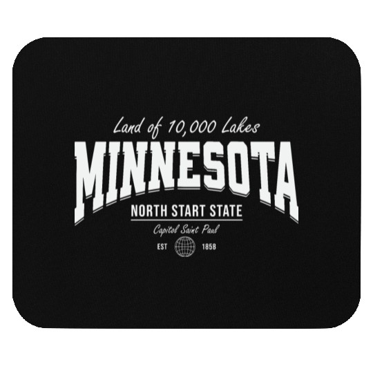 Minnesota Land of 10,000 Lakes Mouse Pads