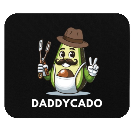Dads Gift idea for Daddy and Fathers Day Avocado Mouse Pads
