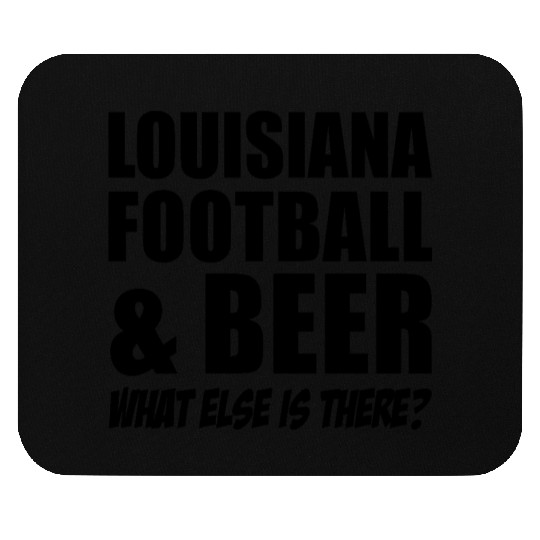 LOUISIANA American Football Beer Mouse Pads