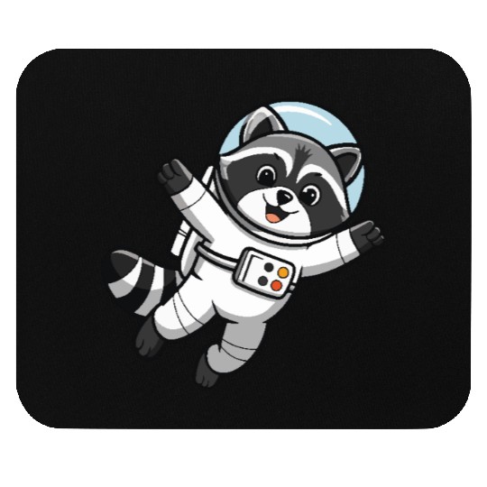Astro Racoon for Kids Astronaut Mouse Pads