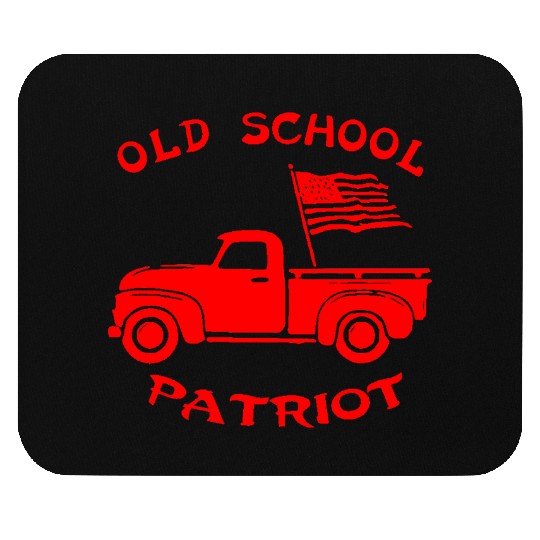 Old School Patriot Flag LIKE US ON FB #USAPatriot Mouse Pads