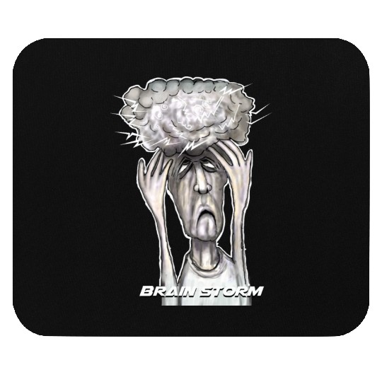 brain storm Mouse Pads